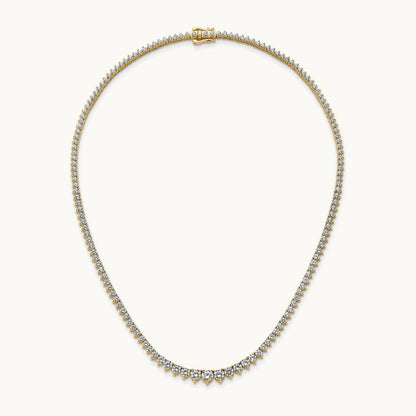 Graduated Tennis Necklace, 10.00 ct tw Lab-Grown Diamond