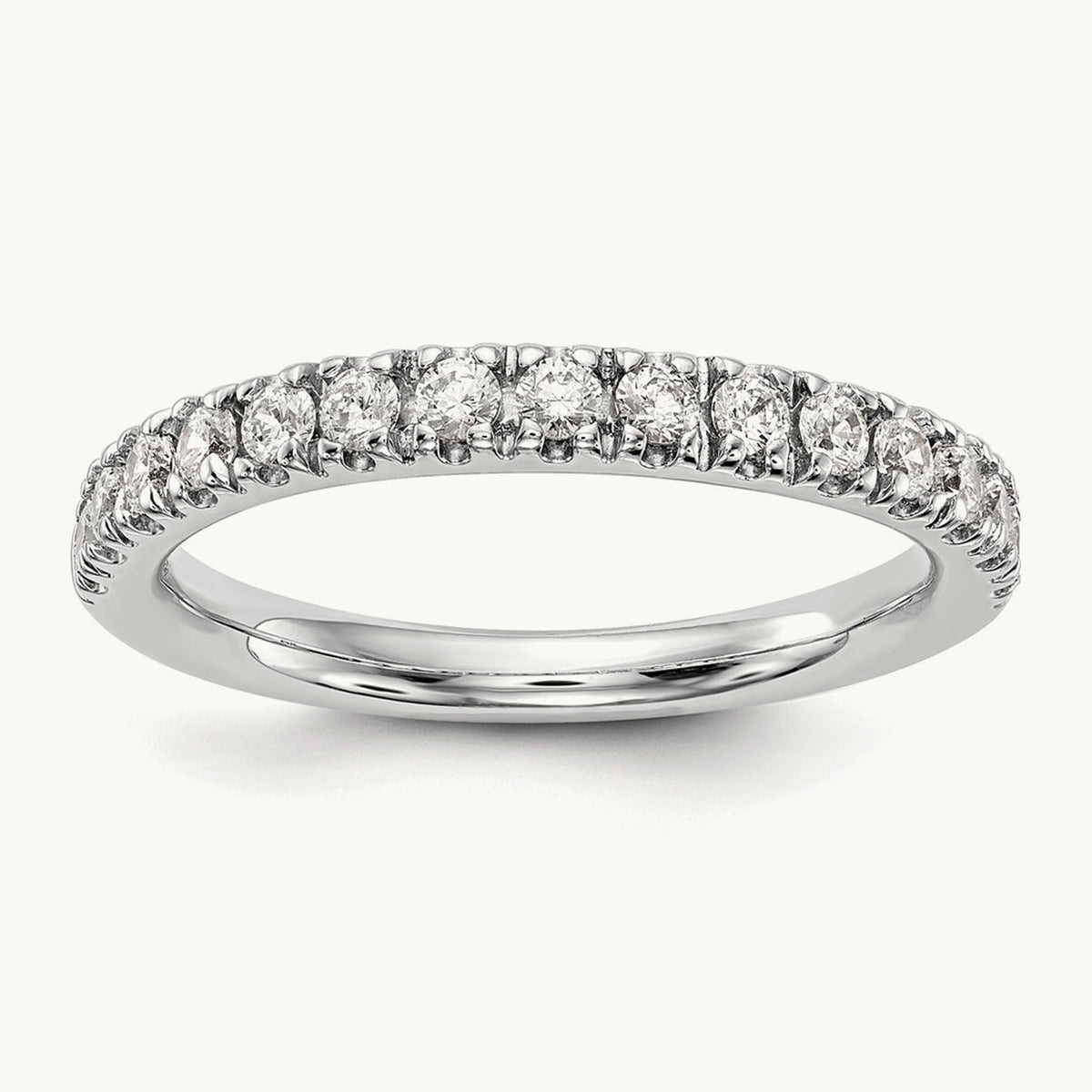Diamond Band, 14K White Gold