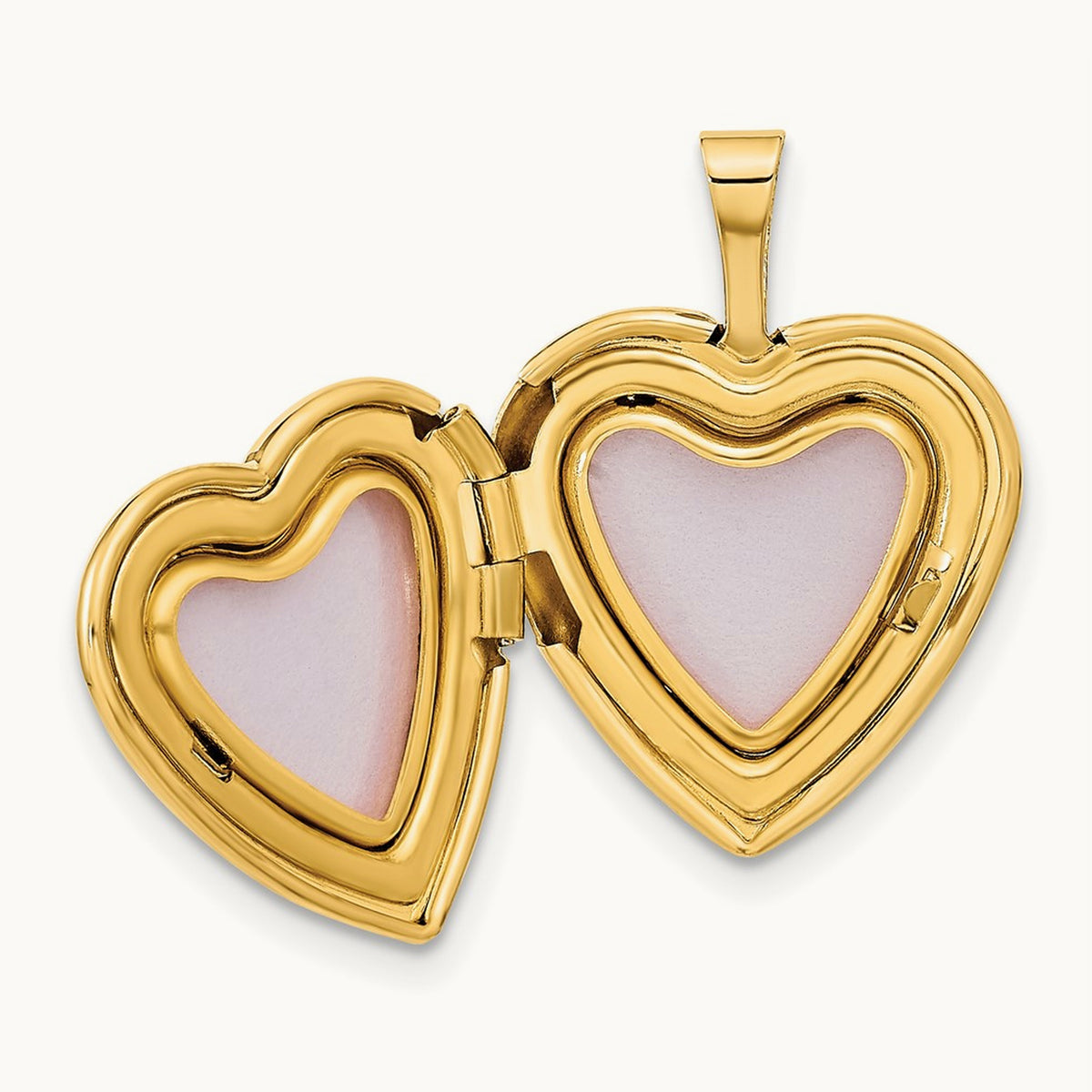Double Hearts Locket — 14K Yellow Gold