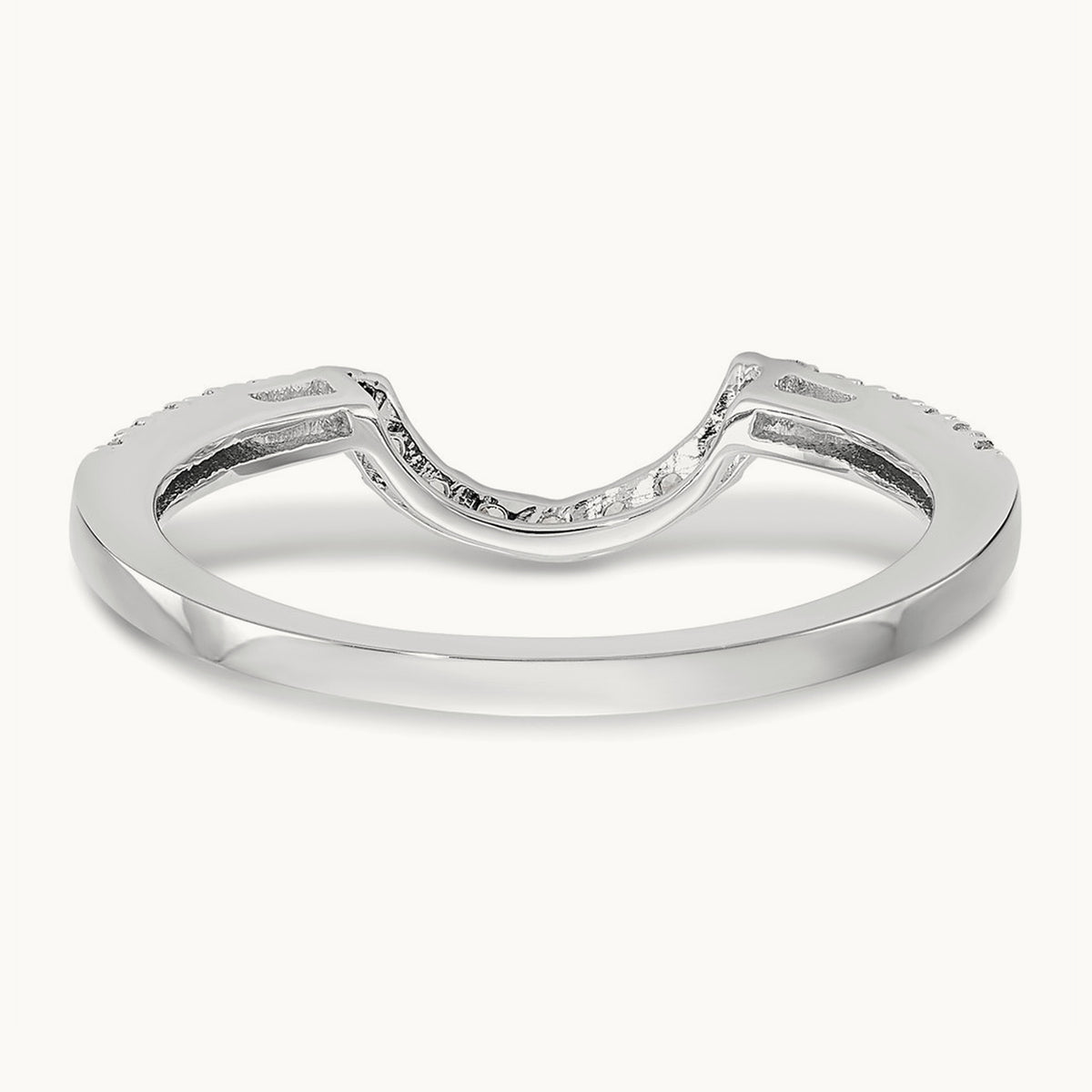 Diamond Wedding Band, 14K White Gold