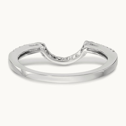 Diamond Wedding Band, 14K White Gold