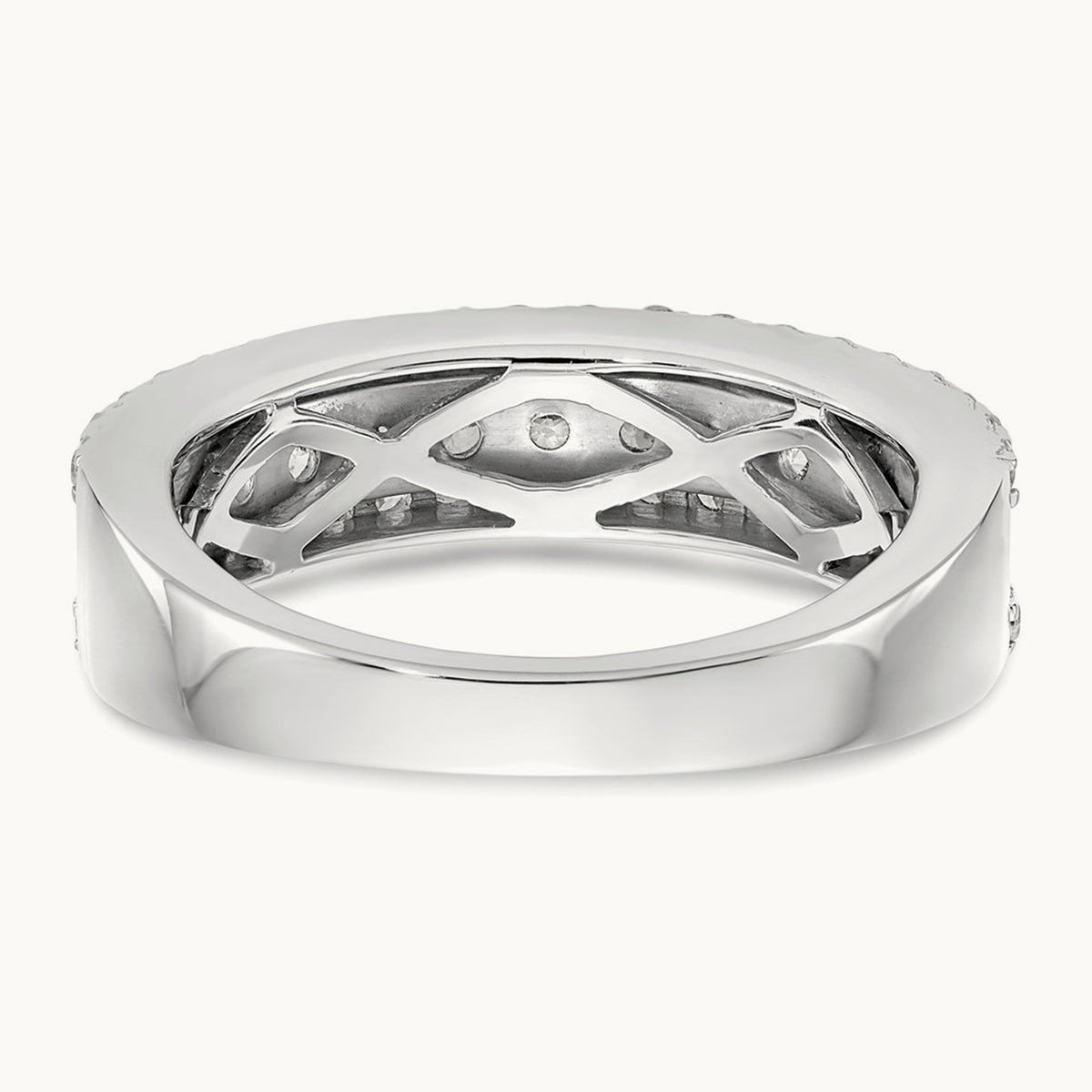 Diamond Band, 14K White Gold