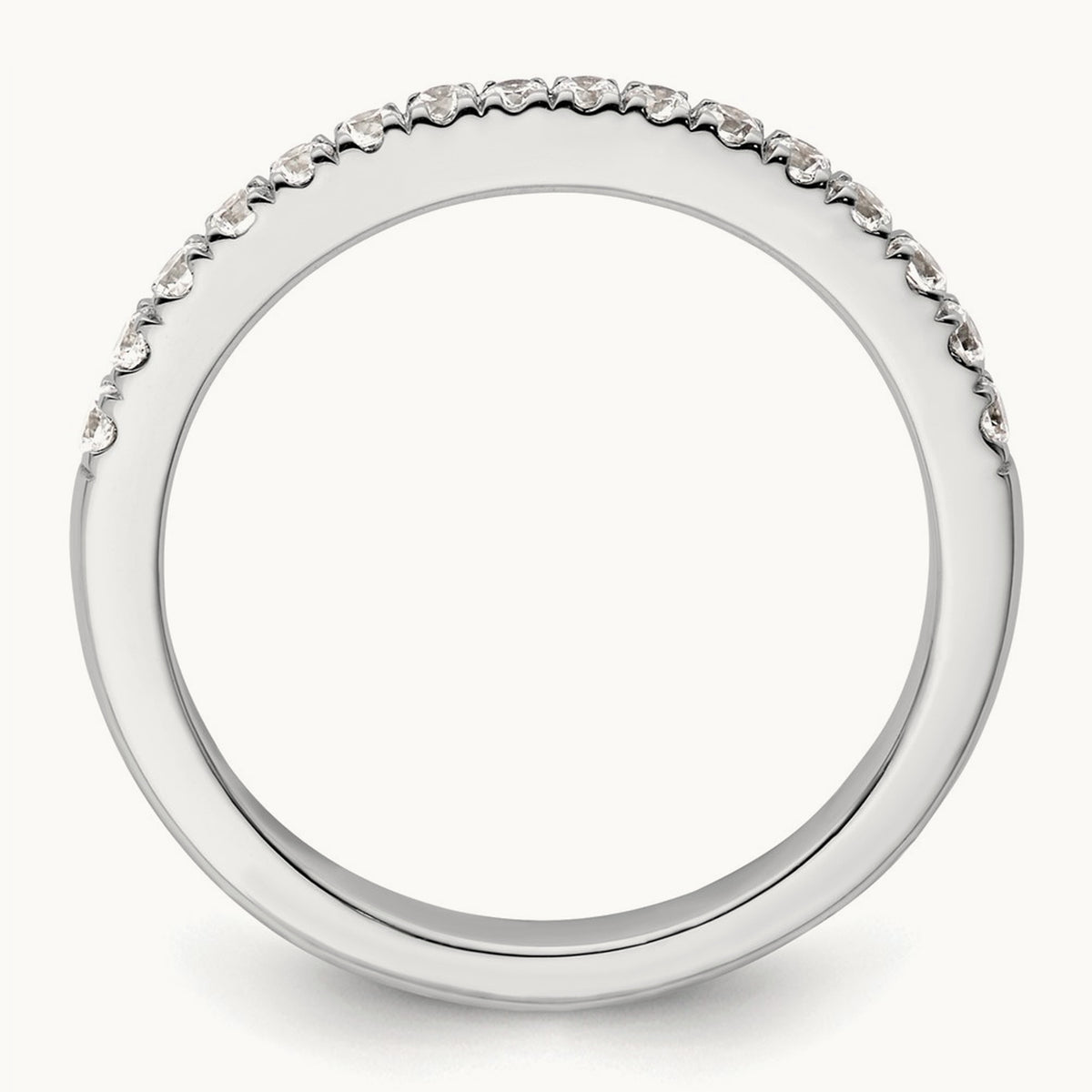Diamond Band, 14K White Gold