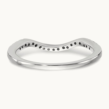 Diamond Wedding Band, 14K White Gold