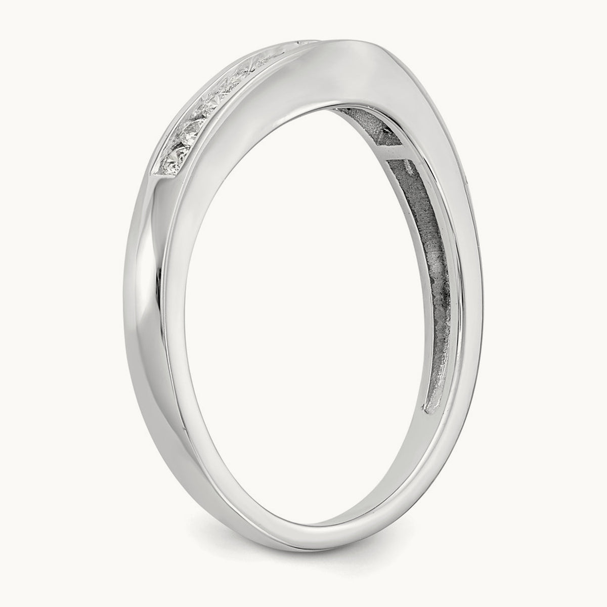 Diamond Band, 14K White Gold