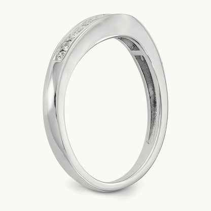 Diamond Band, 14K White Gold