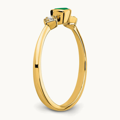 Emerald and Diamond Ring — photo set