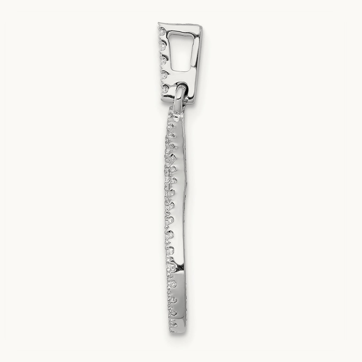 Teardrop Dangle Pendant, 0.25-0.50 ct tw Lab-Grown Diamond