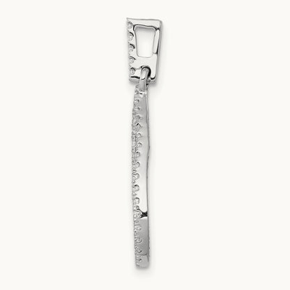 Teardrop Dangle Pendant, 0.25-0.50 ct tw Lab-Grown Diamond
