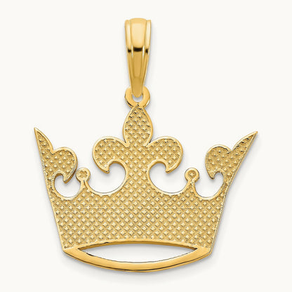 15 Crown Pendant, 14K
