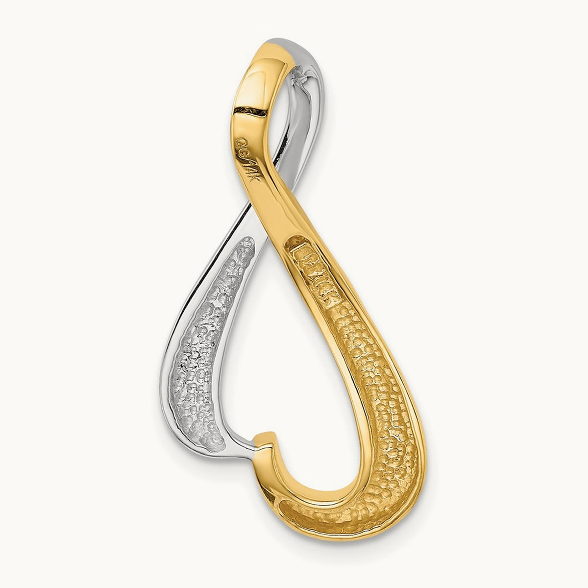 Slide, 14K Two-tone