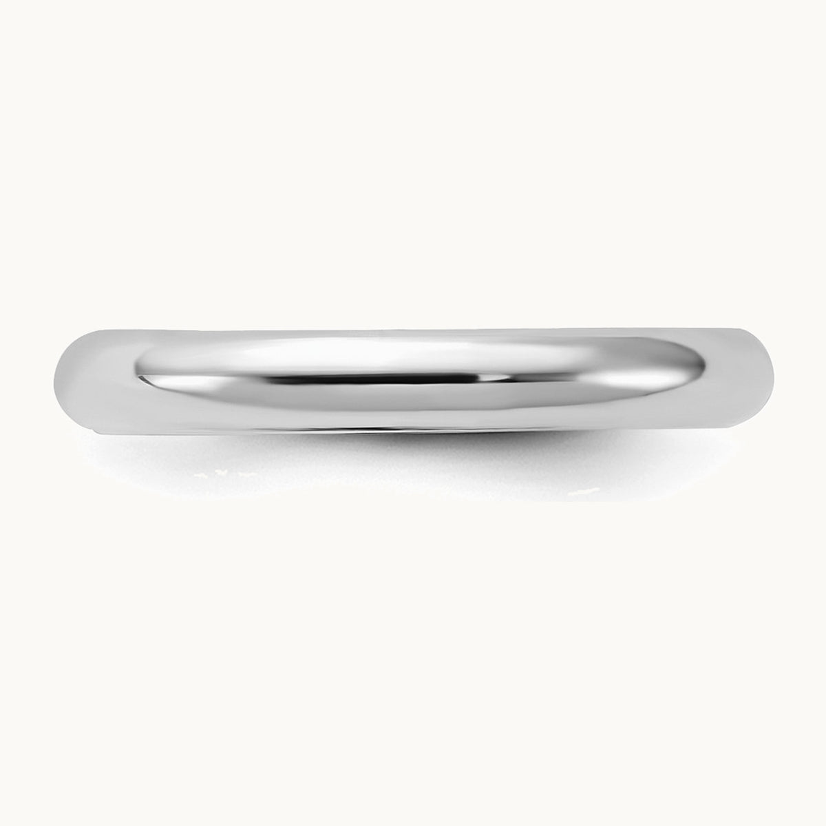 Rhodium-plated Comfort Fit Band — photo set