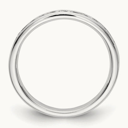 11- Stone Ladies Band Mounting, 1.9mm, 14K White Gold