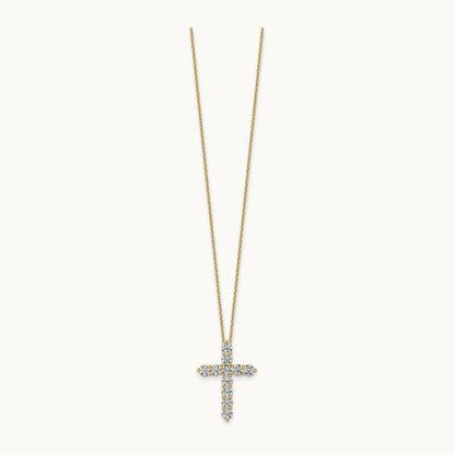 Cross Pendant Necklace, 2.00 ct tw Lab-Grown Diamond