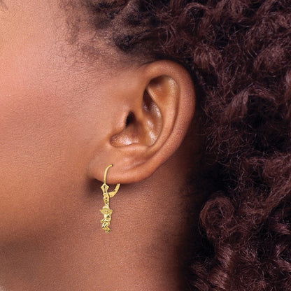 Angel Leverback Earrings — 25.6mm