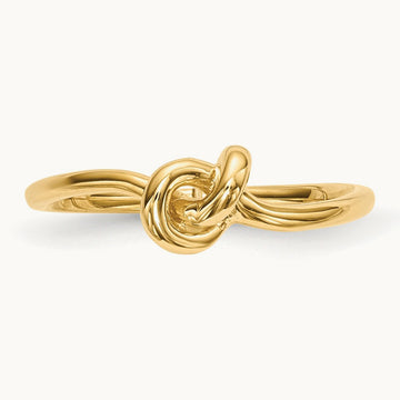 Polished Knot Ring, 14K
