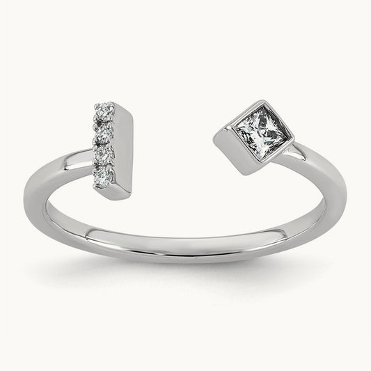 Fashion Ring, 0.10 ct tw Lab-Grown Diamond