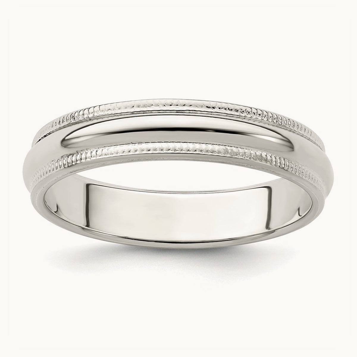 Half Round Milgrain Band — photo set