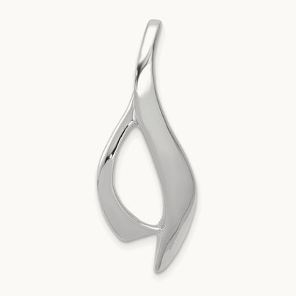 Slide, 14K White Gold