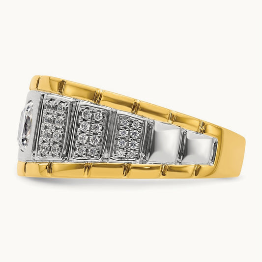 Men's Ring, 1.50 ct tw Lab-Grown Diamond