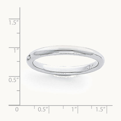 Half-Round Comfort Fit Lightweight Band — 3mm