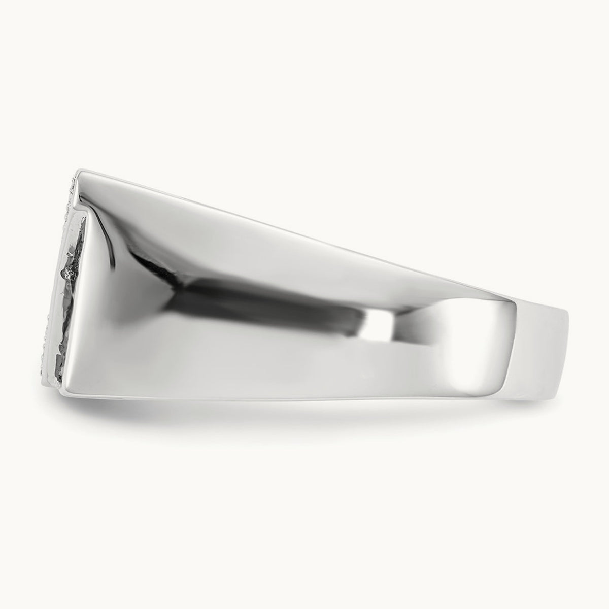 Black and Diamond Mens Ring — photo set