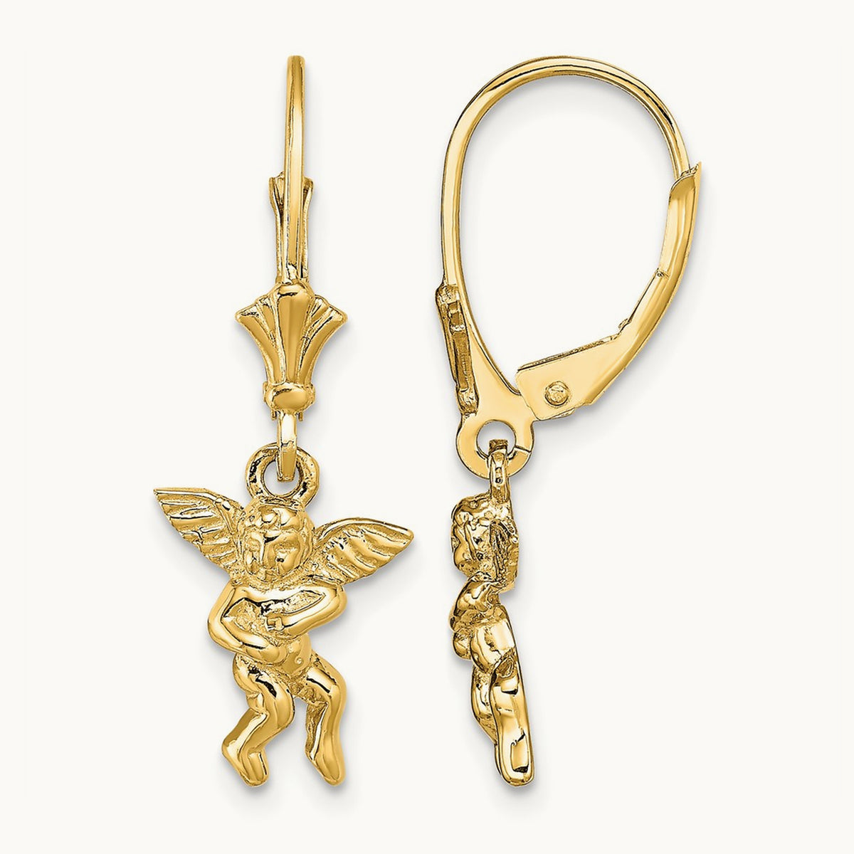 Angel Leverback Earrings — 28.5mm