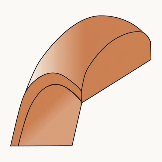 14K Rose Gold 2.5mm Half Round Band