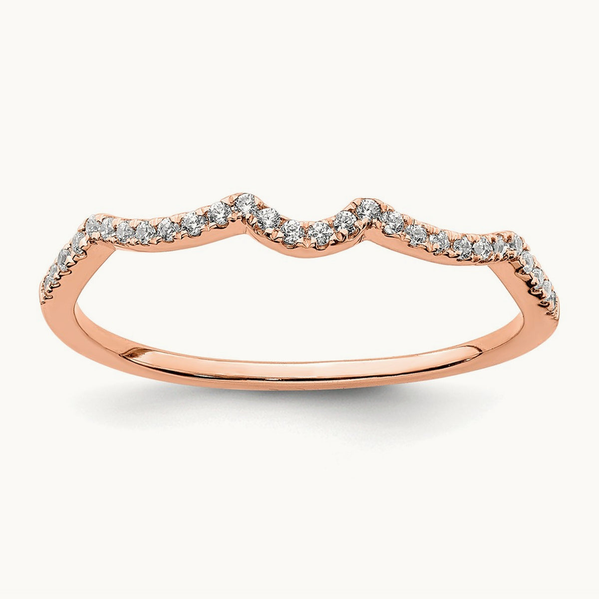 Diamond Matching Wedding Band, 10K Yellow Gold
