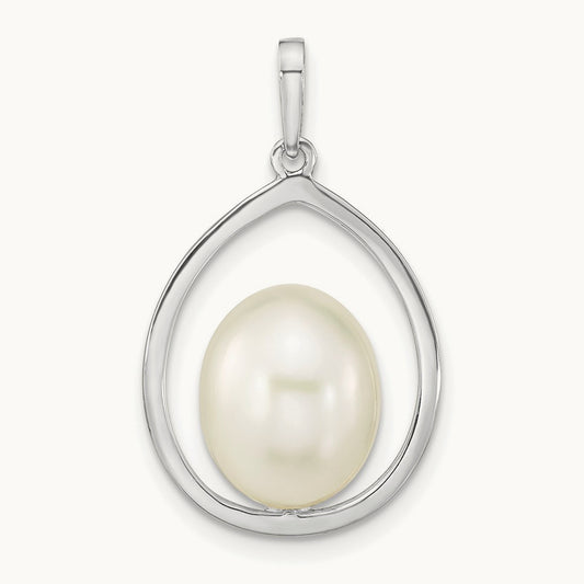 8- Rice Freshwater Cultured Pearl Pendant — photo set
