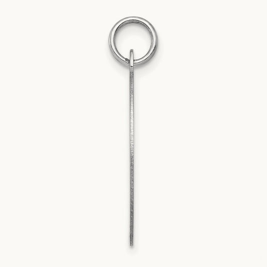 Plain .035 Gauge Oval Engravable Disc Charm — 27mm
