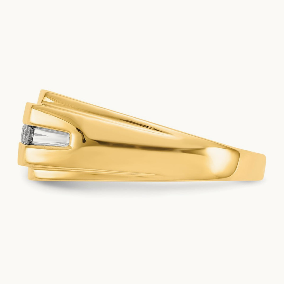 Diamond 6-stone Mens Ring, 14K