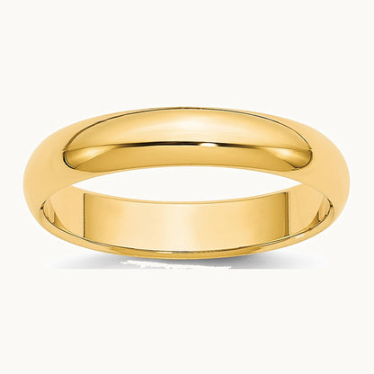 14KY 3.5mm Half Round Band