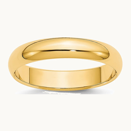 14KY 3.5mm Half Round Band