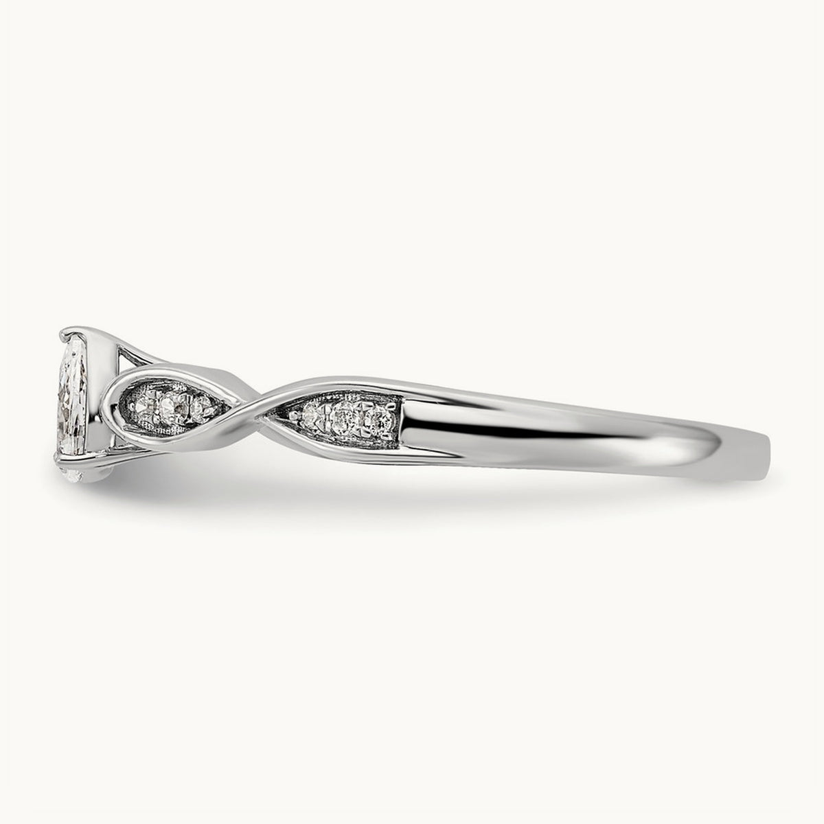 Semi-Mount Engagement Ring, 0.05 ct tw