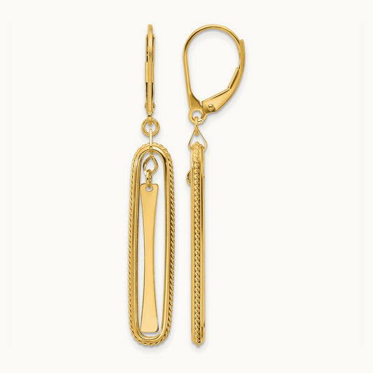 Polished Dangle Leverback Earrings — Leslie's — photo set