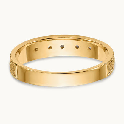 AA Quality Trio Ladies Complete Wedding Band, 14K