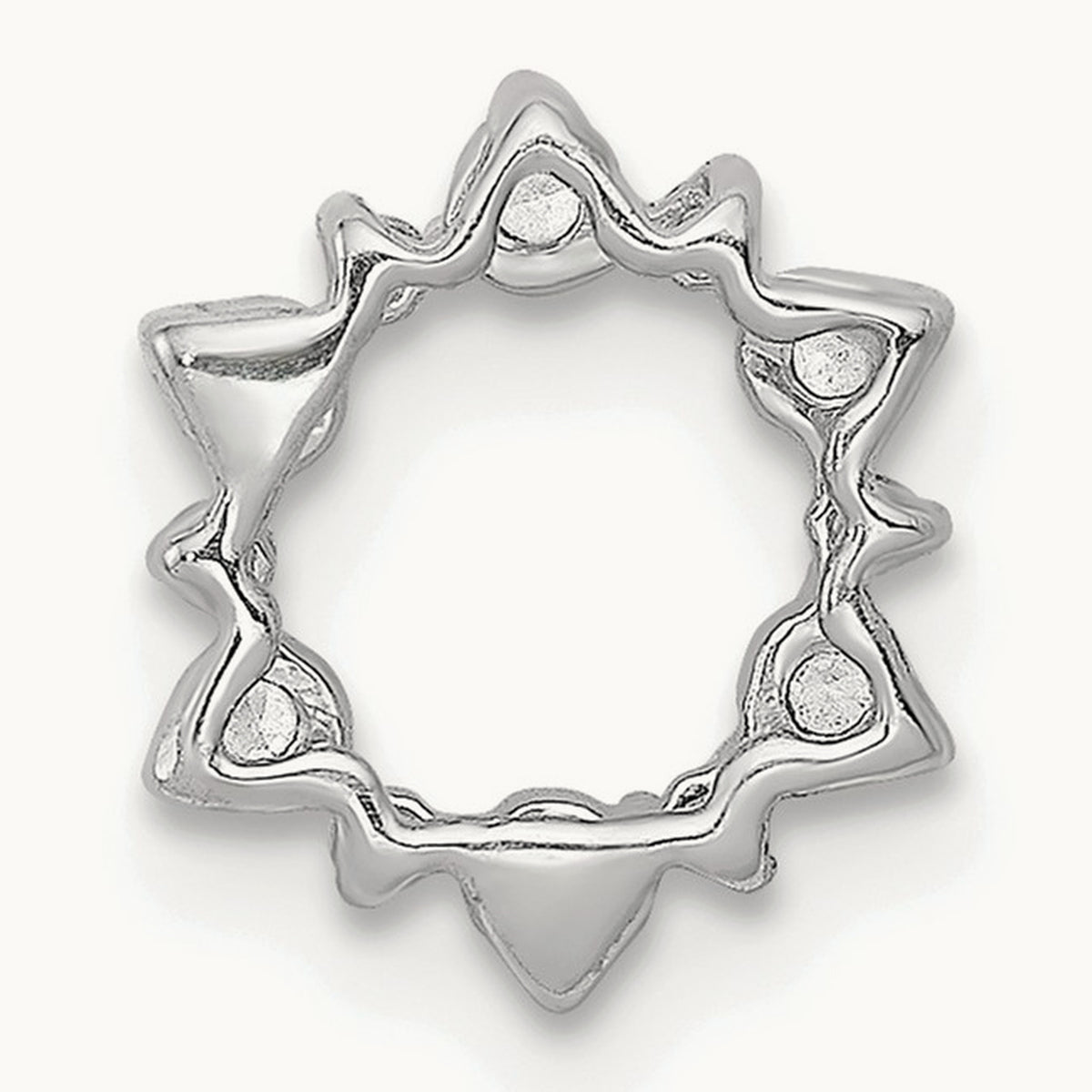 Diamond Fancy Circle Chain Slide — 9mm