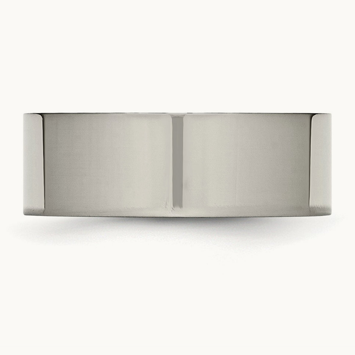 Polished Flat Band — 8mm
