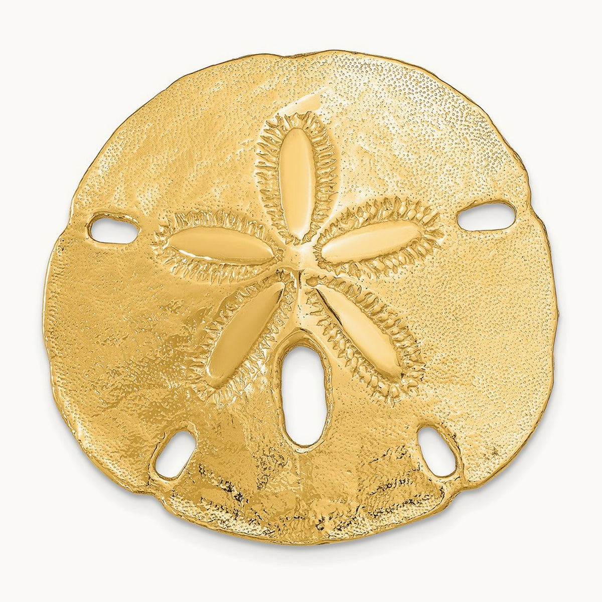 Fits Up To and 10mm Medium Sand Dollar Slide, 8mm, 14K