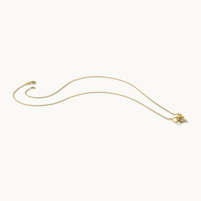 Polished Bee Necklace, 14K