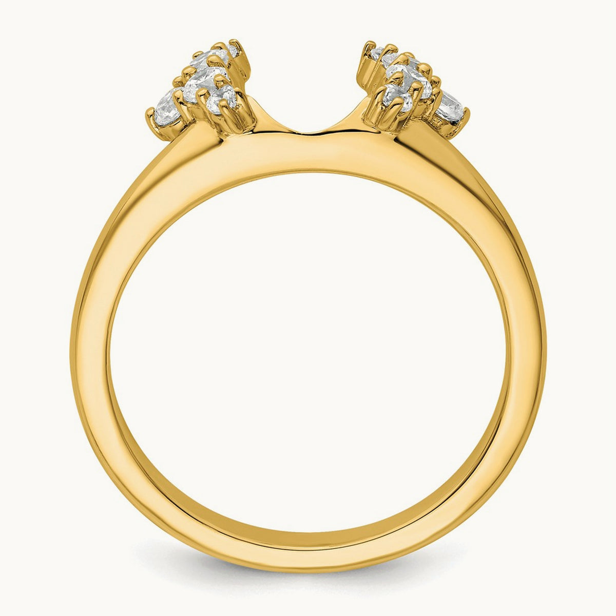 Complete Diamond Wrap Ring — 14K Yellow Gold