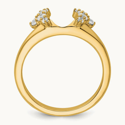 Complete Diamond Wrap Ring — 14K Yellow Gold