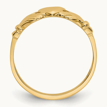Claddagh Baby Ring, 14K