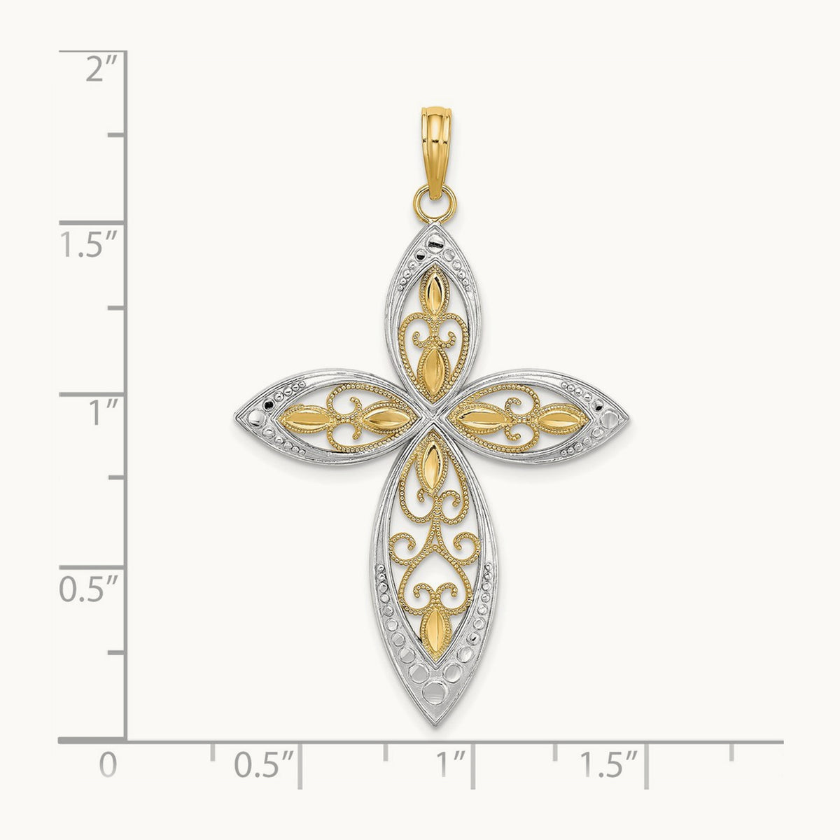 W/ Beaded Filigree Cross Charm — photo set
