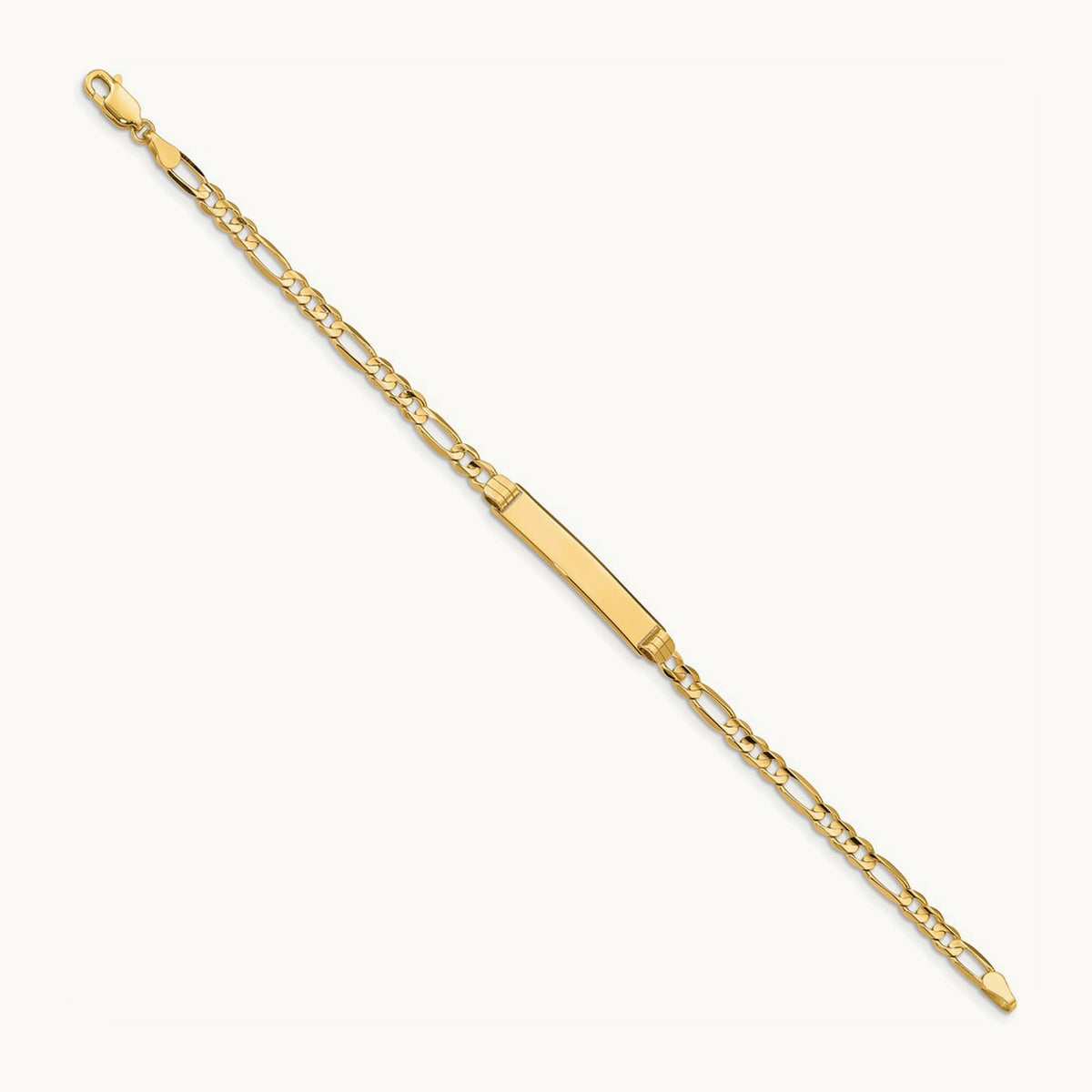 Figaro ID Bracelet, 14K