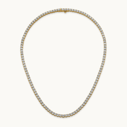 Straight Tennis Necklace, 18-24 ct Lab-Grown Diamond
