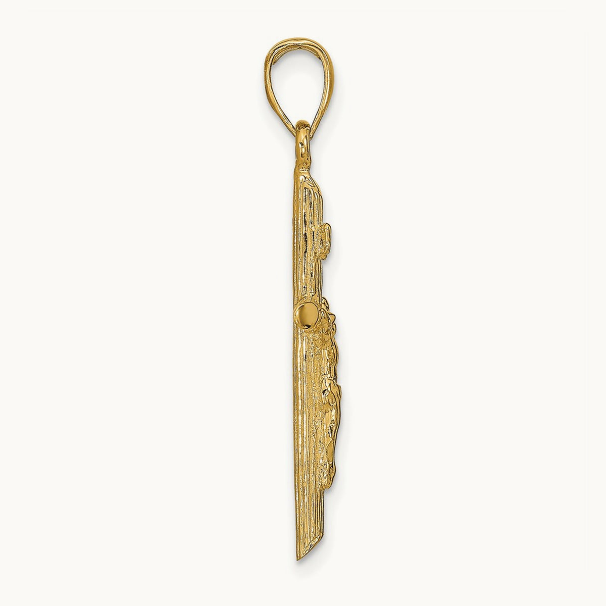 Crucifix Pendant — 14K Yellow Gold