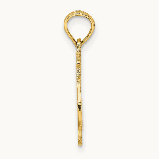#1 WIFE Charm, 14K