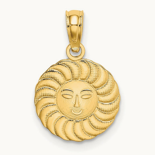 Sun Charm, 14K